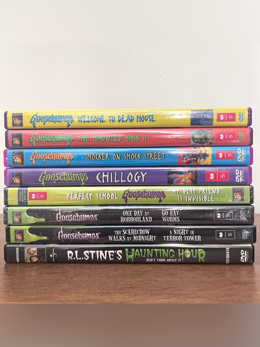 Goosebumps DVD Lot R. L. Stine 90s Scholastic RL Stine Halloween